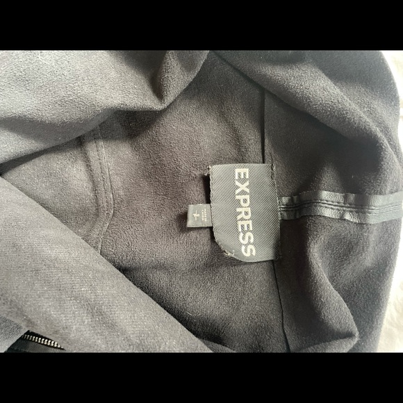 Express Vegan Leather Jacket Size S - Picture 3 of 3